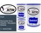 Preview: Ford, Nantucket Grey Metallic / Royalgrau Metallic, 1 / XSC2755C: 500ml Lackdose + 500ml Klarlack + 250ml Härter - Set, von ATW Autoteile West.